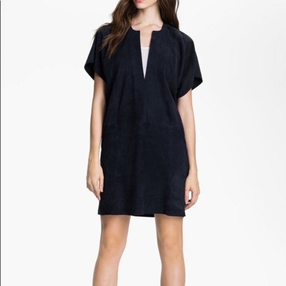 Vince Leather Tunic Dress - Size XS